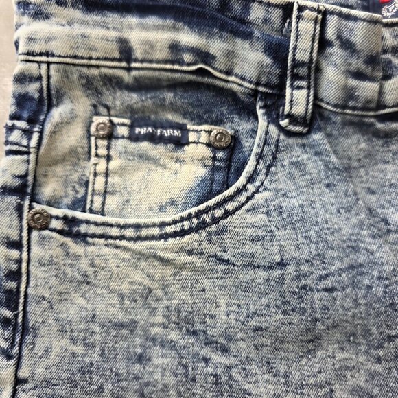 Phat Farm Skinny Jeans 30x30 NWT Ice Blue - Picture 9 of 15